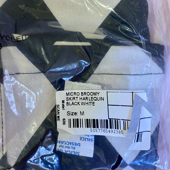 SOLD Motel Harlequin Mini Skirt - Picture 3 of 4